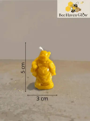 Świeczka z wosku pszczelego "Budda Obfitości"